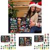 Italian Brainrot Al Acrylic Christmas Countdown Calendar With Character Figures For Holiday Decor