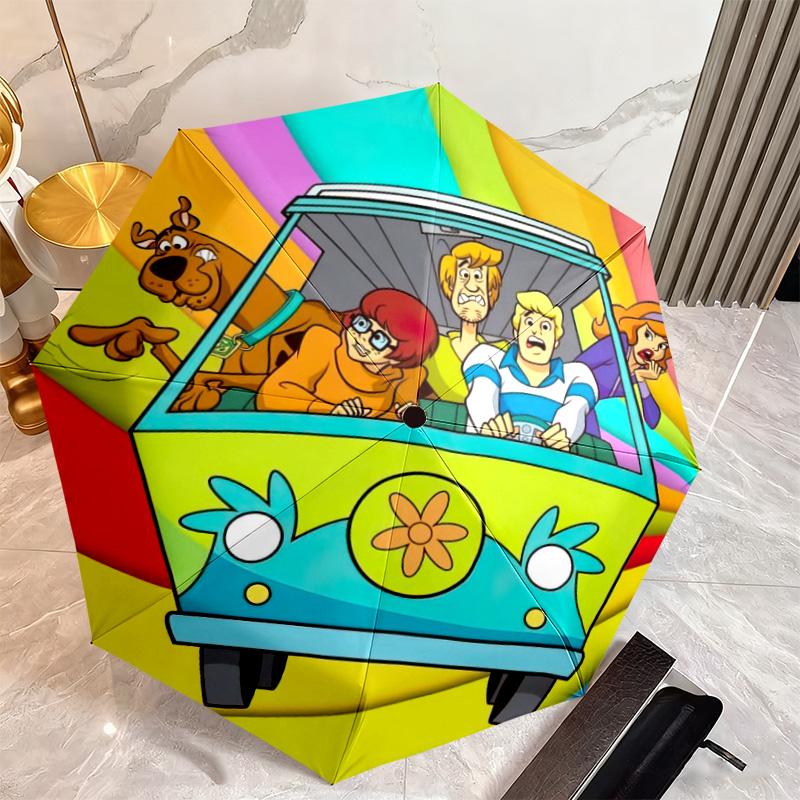 Halloween fantasy comedy adventure cartoon movie Scooby-Doo umbrella is suitable for all seasons, including home travel and outdoor activities Y1