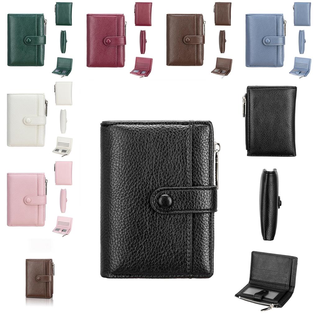 Pu Material Slim Wallet With Card Holder And Coin Pocket For Daily Use