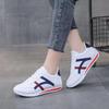 Womens Flat White Shoes With Rubber Sole And Mesh Lining Suitable For Sports And Casual Wear