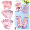50pcs/bag High Quality Resealable Iridescent OPP Bags Zip Pouches Packaging Bag Self Sealing Pouches