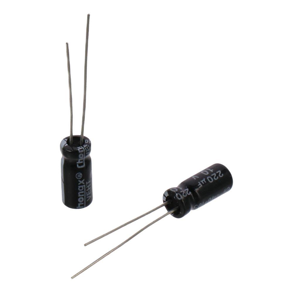 Алюминиевые электролитические конденсаторы радиальные выводы поляризованный электролитический конденсатор прочный