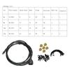 50FT Misting Cooling System Outdoor Misting Line Cooling Watering Sprayer Kit DIY Saving Water