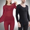 Men Women Long John Stay Warm Undergarments Thermal Underwear Set Ultra-thin Winter 2-Piece