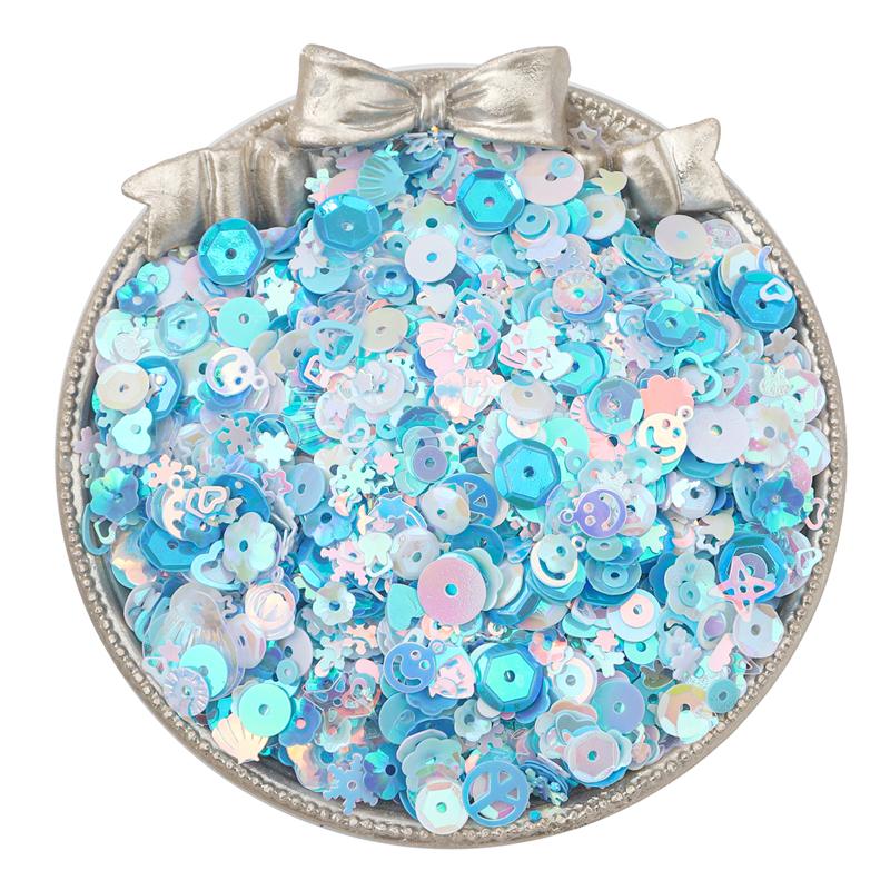 20g/Bag Mixed Shapes Loose Sequins for Nail Decoration Art Craft DIY Scrapbooking Garment Sewing Accessories