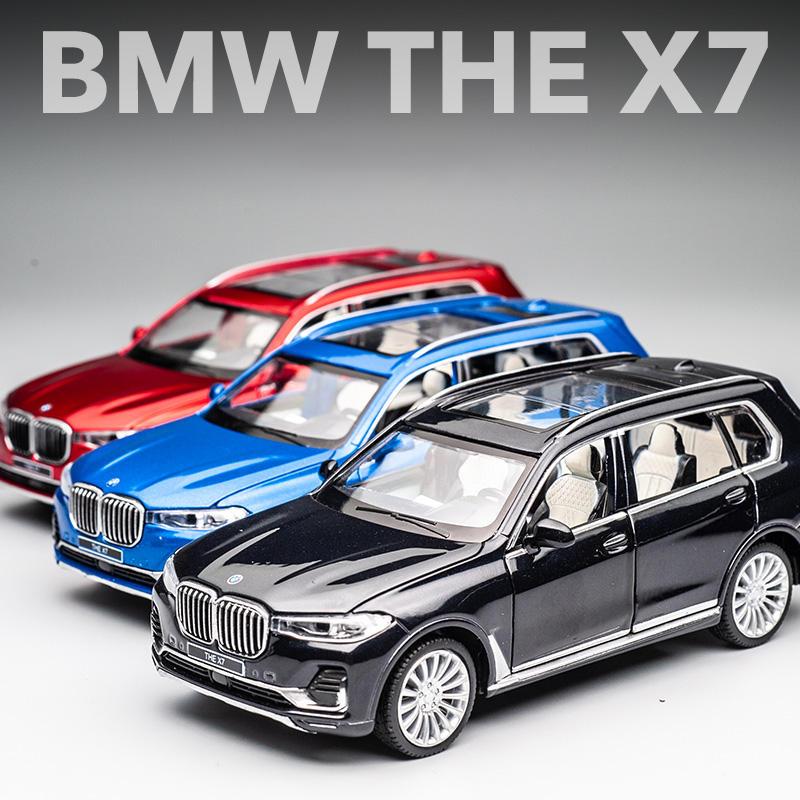 1:32 BMW X7 SUV Alloy Model Car Toy Diecasts Casting Pull Back Sound and Light Car Toys For Children
