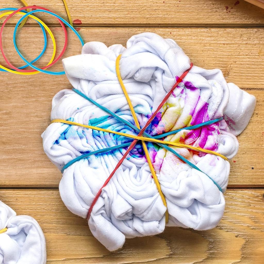 100 шт. Цветные резинки 38 мм Резинка разноцветная Маленькие резинки Эластичная резинка Петля для офиса Школы Дома Банка Бумаги