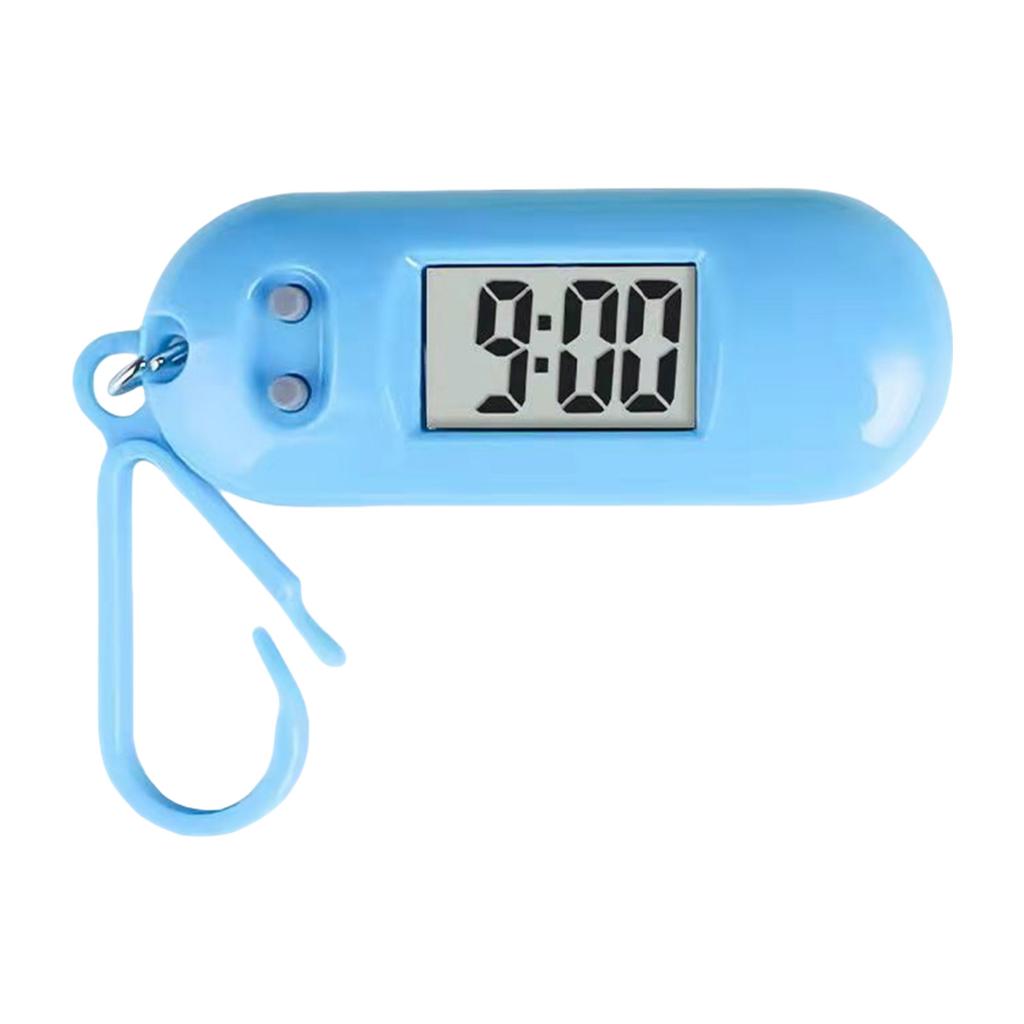 Спортивные светодиодные цифровые карманные часы-брелок, миниатюрные часы для студентов и детей, практичный аксессуар для рюкзака для путешествий