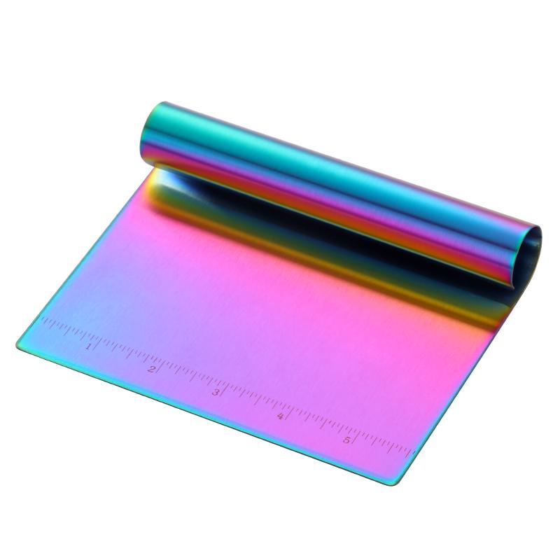 Stainless Steel Scraping Board Cake Cutting Dough Knife Pizza Scraper Decorating Tool Kitchen Accessories Baking