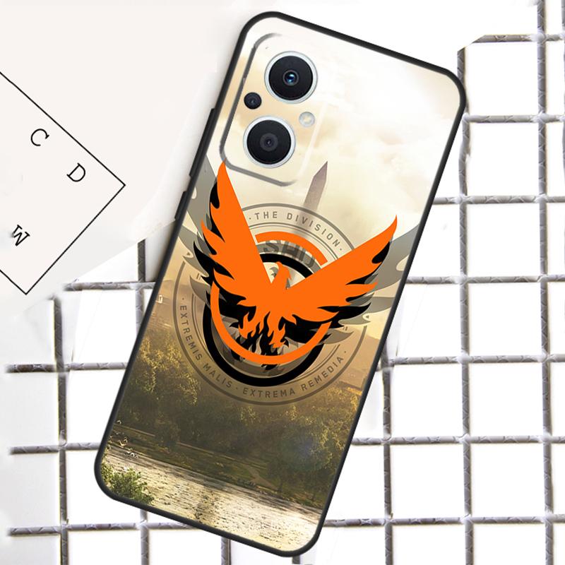 Чехол The Division 2 для OPPO Reno 13F 12F 14F 11F 10 11 12 13 14 Pro 8T 7 8 Lite OPPO Find X9 X8 X6 X5 Pro