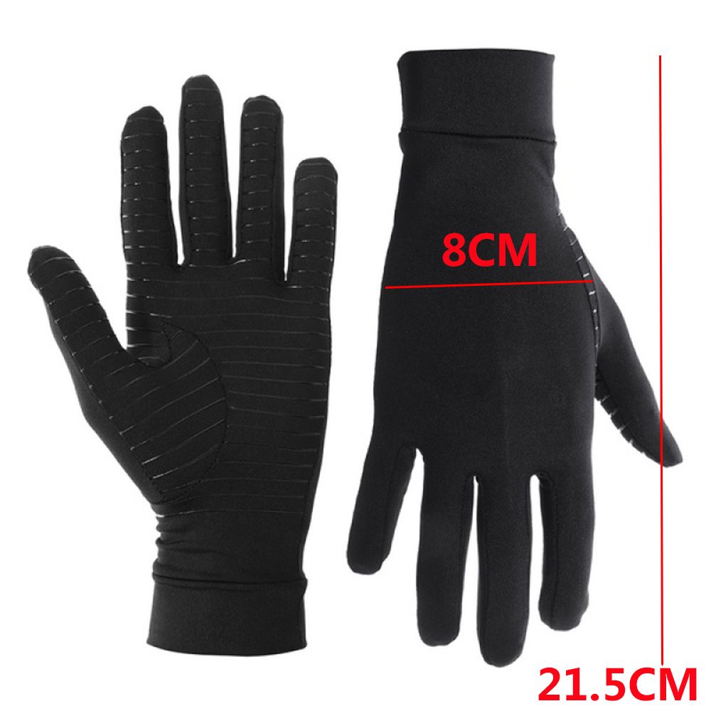 Здоровье Расслабление Уход за суставами Компрессионная медная перчатка Облегчение боли в пальцах Перчатки для артрита Фиксатор запястья