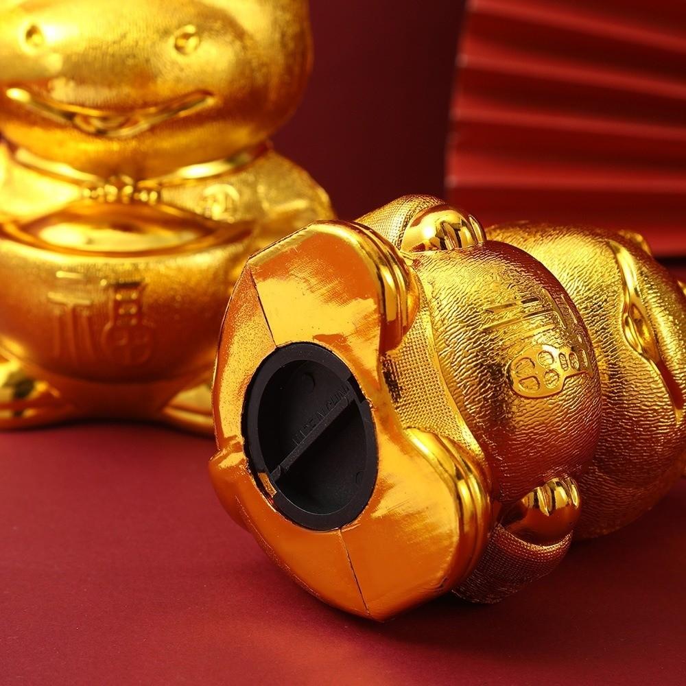Gold Zodiac Horse Piggy Bank Traditional Feng Shui Wealth Symbol  Dinner Gathering
