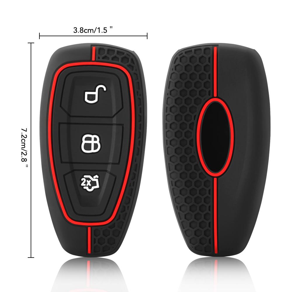 Car Remote Key Case Cover Shell Fob for Ford Focus 3 4 ST Fiesta Fusion Kuga Ecosport Mondeo MK3 MK4 Protect Accessories