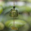 New Auspicious Wind Chime Dragon and Fish Patterned Handmade Pendant Temple Wind Bell Decoration Retro Wall Hanging Bell