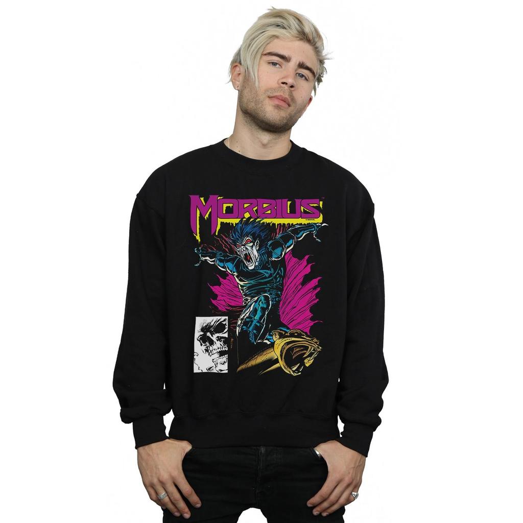 Marvel Comics Mens Morbius Midnight Sons Sweatshirt
