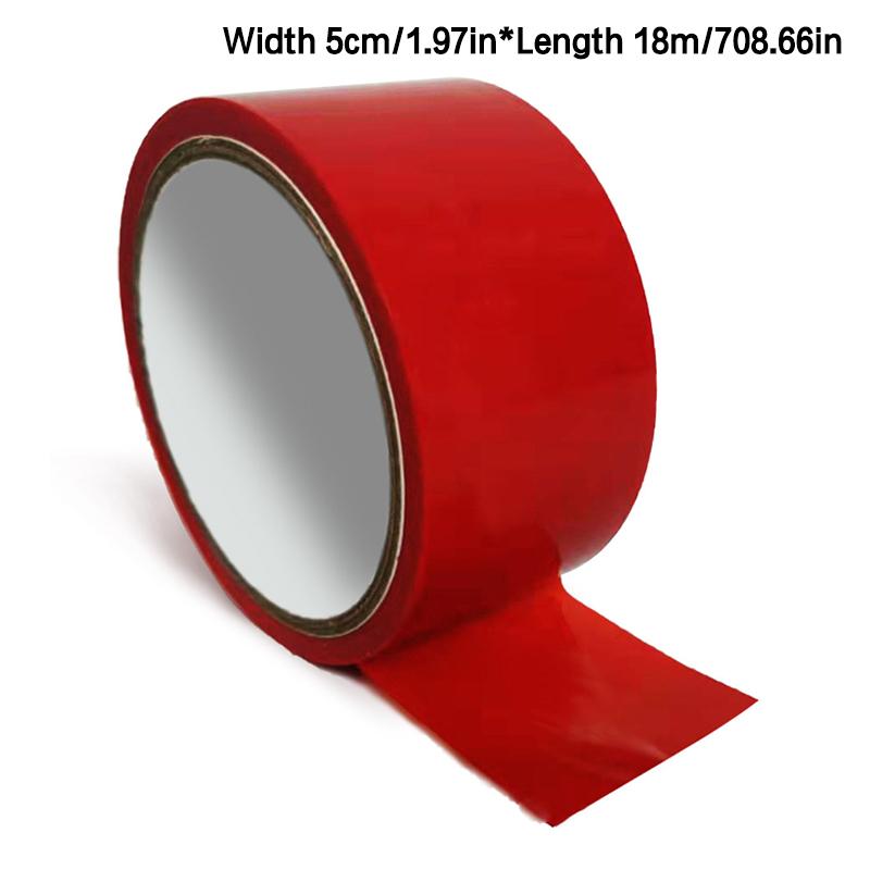 1 Roll 16/18m Restraints Adult Women Couple Flirting Strap Safe Skin Friendly Muti-Color Bondage Tape No Stick Static Tape