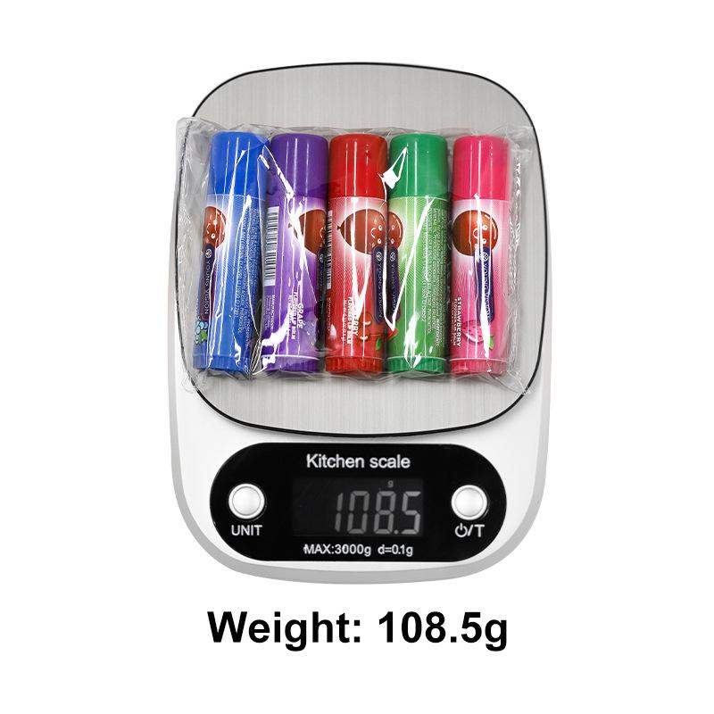 YOUNG VISION Lip Balm 5pcs Combo Set Fruit Flavour Moisturising & Lip Lines Lip Balm