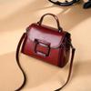Women's Bag Fashion Handbag Genuine Leather Women's Bag Vintage Women's Bag Diagonal Bag