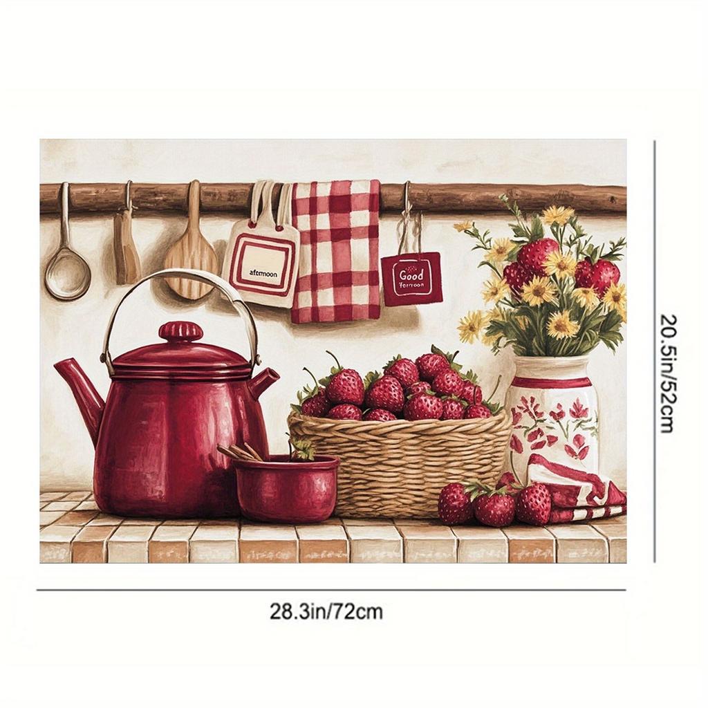 1 шт. Резиновый коврик для сушки с декоративной панелью для кофейни, ресторана, кухни, ковер, скатерть для посуды, прочный диатомовый ил, настольный коврик, коврик для питомца, кофейная посуда