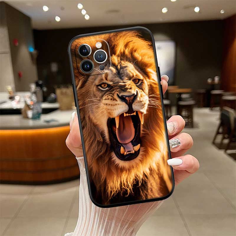 UP3 Animal lion Phone Case for Samsung Galaxy S20 S21 S22 Ultra FE + Plus A21S A22 A24 A25 A26 A30 A30S A31