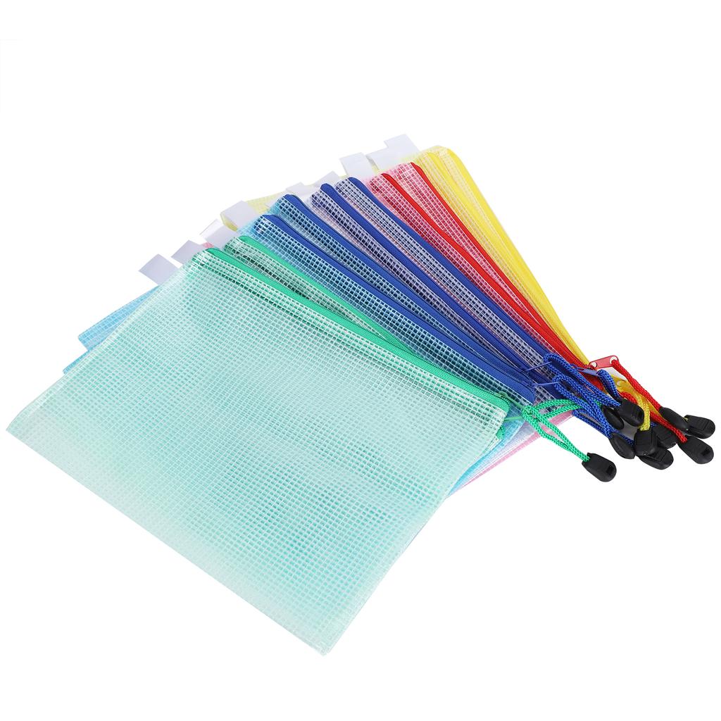 10 шт. Сетчатая сумка для документов формата А5, защитный карман, классифицированные офисные принадлежности