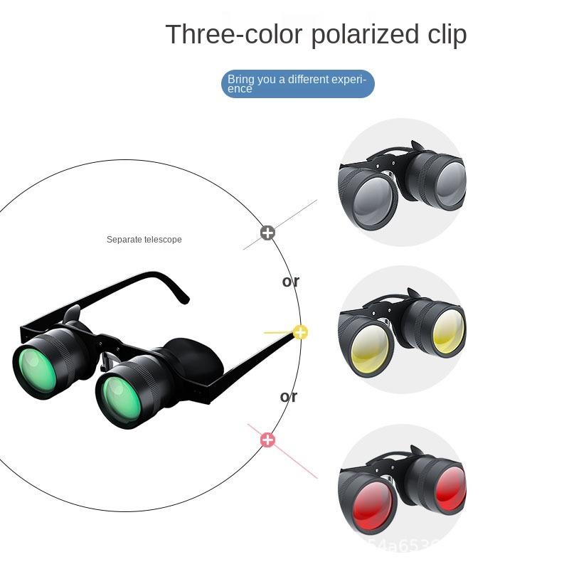 Новейший бинокль ночного видения, очки для рыбалки, телескопические очки для женщин и мужчин, лупа с зумом для охоты, пешего туризма, отдыха на открытом воздухе