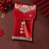 Brocade Cloth Tassel 2025 Money Pocket Best Wishes New Year Money Bag  Chinese Wedding