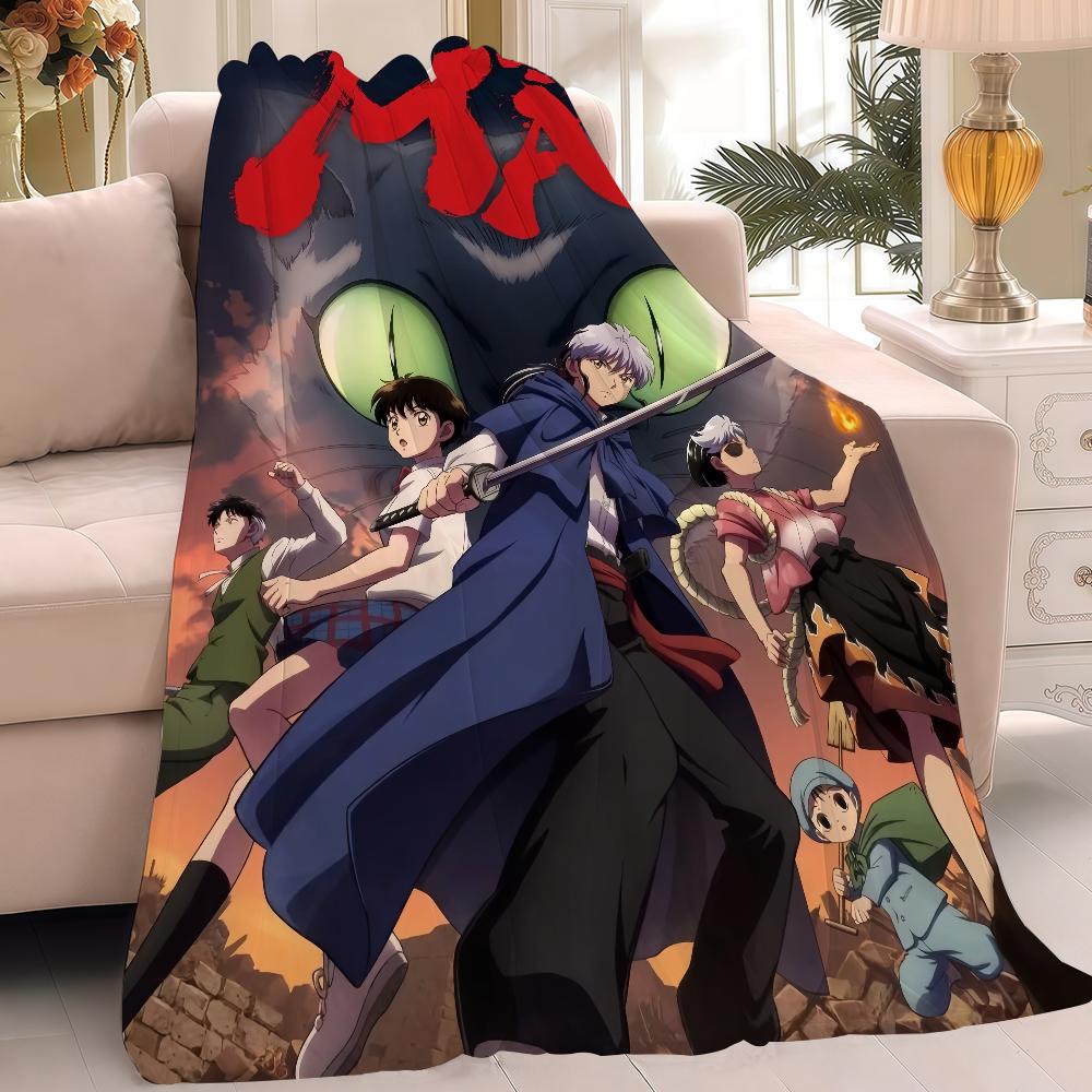 Classic M-Mao Comic New Blanket Warm Soft Suitable For Bedroom Sofa Bed Living Room Office Travel Camping Gifts