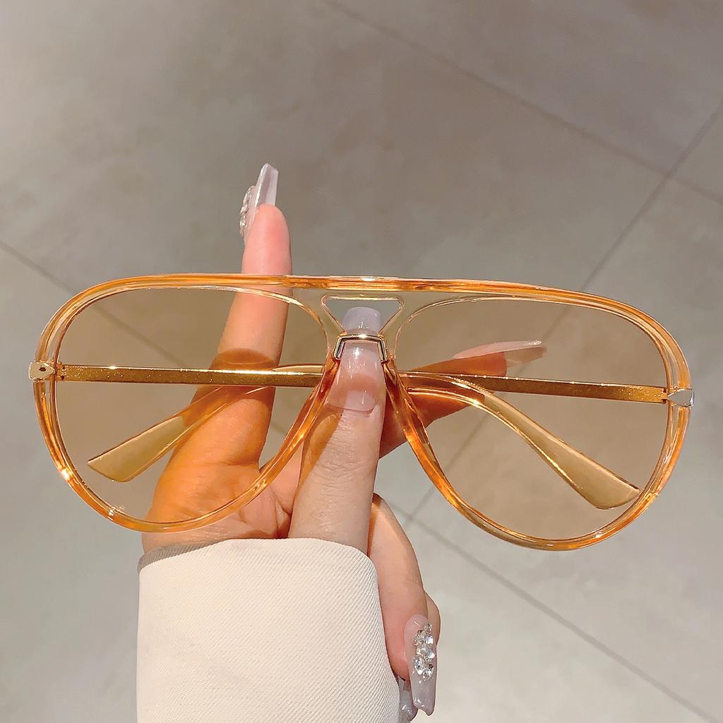 Модные солнцезащитные очки-авиаторы, роскошная металлическая отделка, женские солнцезащитные очки, мужские брендовые солнцезащитные очки для путешествий, походов