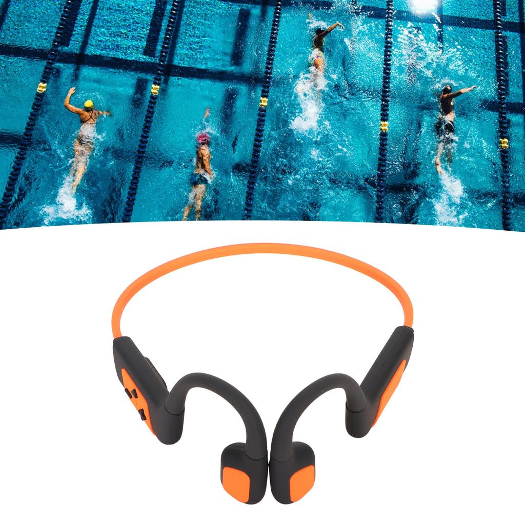Open r Hdset 32GB Bone Conduction Swimming Diving Sport Hdphones IPX8 Waterproof Wireless rphone