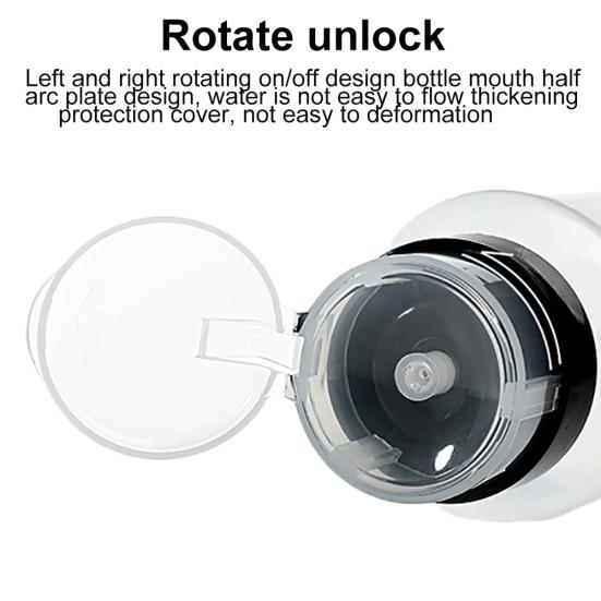 200 мл пластиковый УФ-гель для снятия лака для ногтей, пустая бутылка для пресса с дозатором