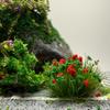 24pcs Realistic Mini Grass Clumps Dollhouse Micro Landscape Diy Garden Terrarium Diorama Building Model Landscape Accessories