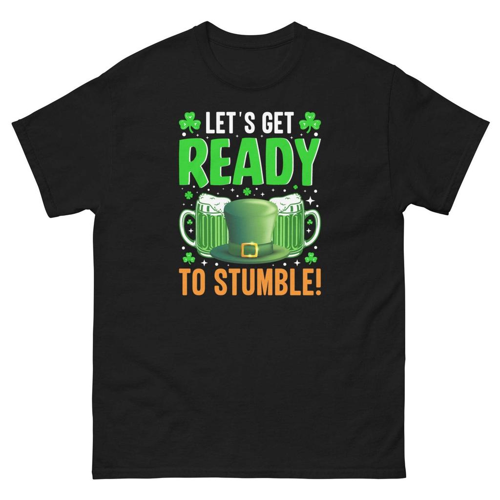 Funny St. Patrick’s Day T-Shirt – “Ready to Stumble” Irish Graphic Tee