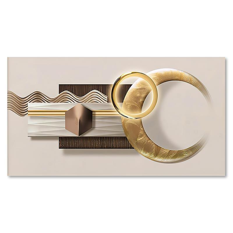 Abstract Large Gold Poster Prints Luxury Minimalist Nordic Decoration Wall Art Modern Canvas Painting Pictures Living Room Decor