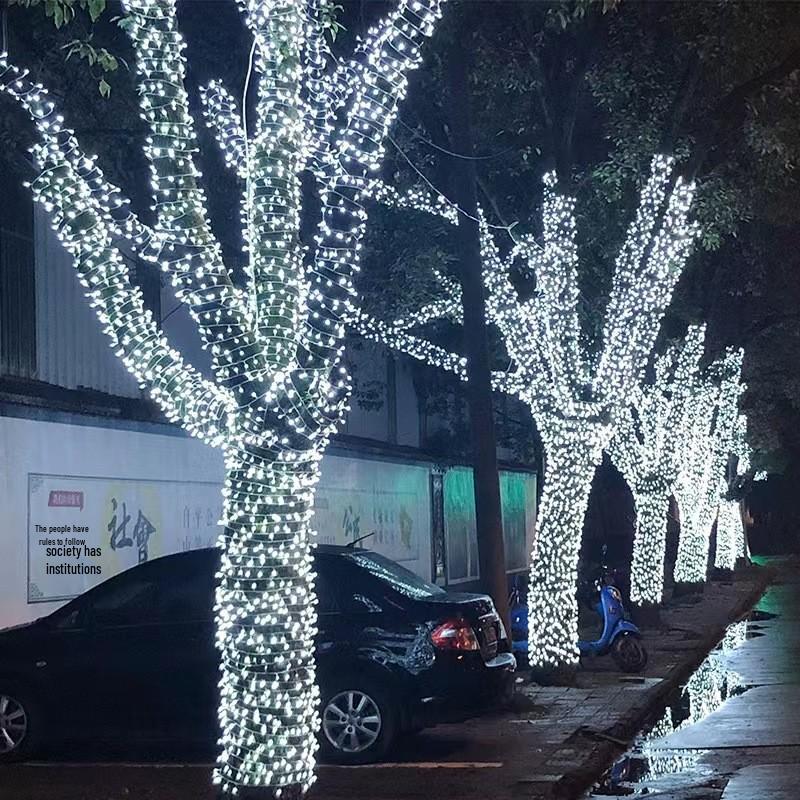 LED Starry Sky Outdoor String Lights - Colorful Decorative Holiday Lighting for Christmas & Weddings