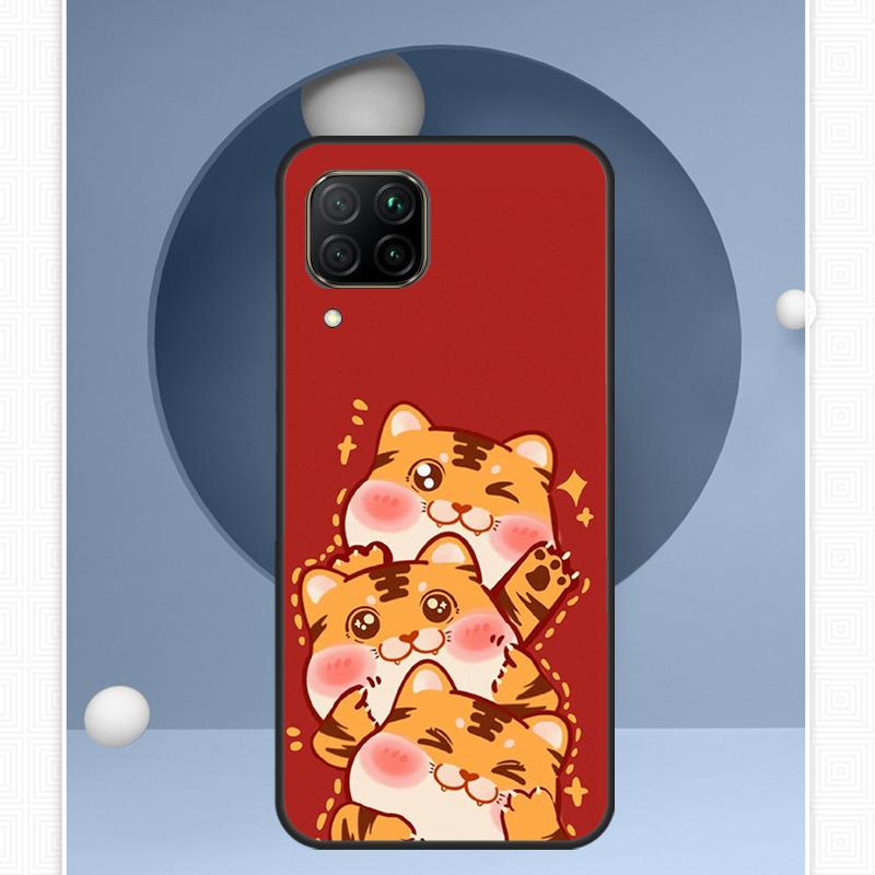 Забавный мультяшный тигр Для Huawei Nova 12i 12s 11i 8i Y91 Y60 Y70 Y72 Y90 Y61 9 10 SE P20 P40 Lite P30 P60 Pro Чехол