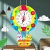 DIY Puzzle DIY Clock Toys Cartoon Clock Time Teaching Aid Cognition Clocks Toys  Baby DIY Toys