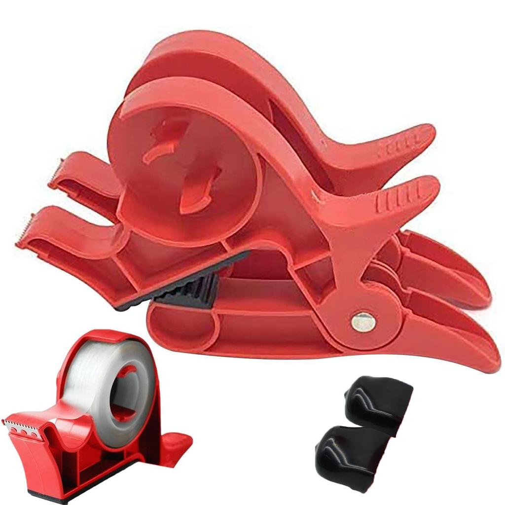 Christmas Wrapping Paper Clamps Gift wrapping paper cutter tape dispenser paper cutter for fixing gift wrapping rolls 2pcs