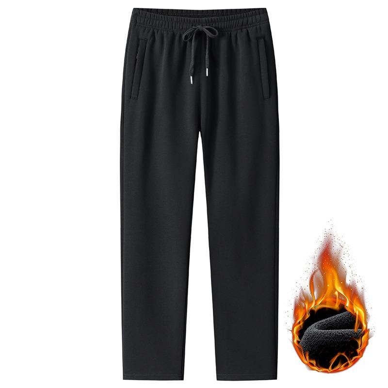 Pants Men's Winter Plus Velvet Thick Loose Large Size Sports Pants Men's Solid Color Men's Pants Trousers Men's Casual Pants