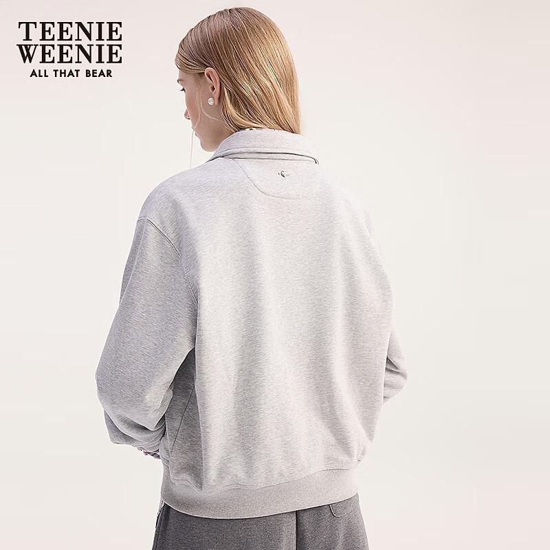 Teenie Weenie Women's Casual Cartoon Polo Sweatshirt