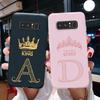 Чехол для Samsung Galaxy Note 8 Силиконовый Мягкий Милый Корона Буквы Чехол для Samsung Galaxy Note 8 Note8 SM-N950F Coque Capa fundas