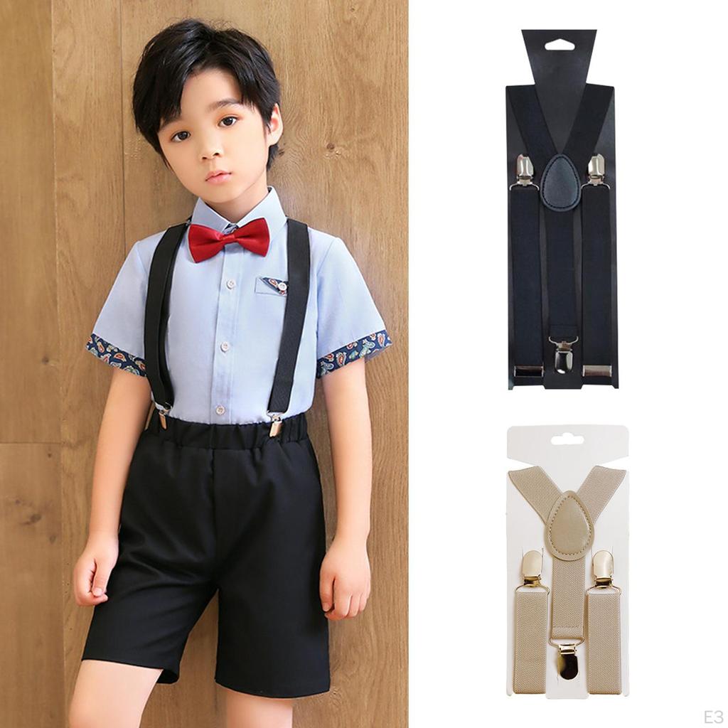 Регулируемые подтяжки для детской одежды Аксессуары Детские брюки Эластичные