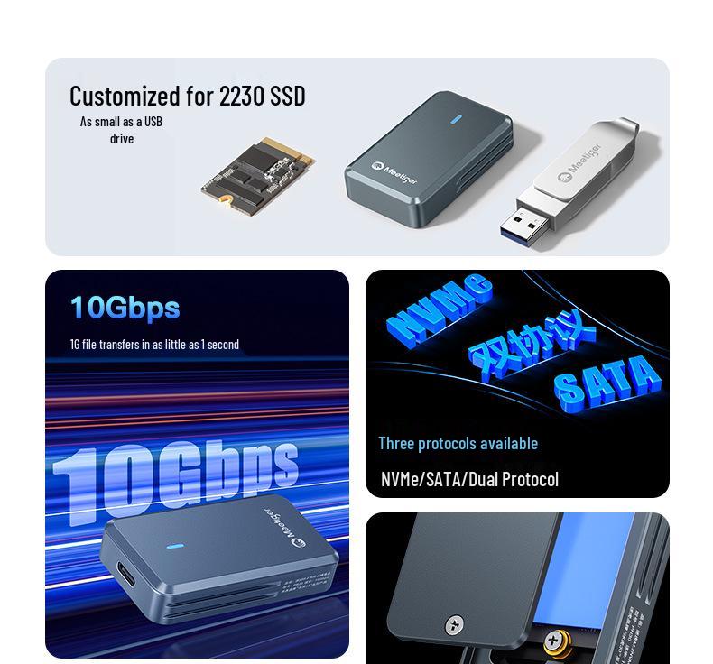 Внешний корпус M.2 NVMe для SSD 2230