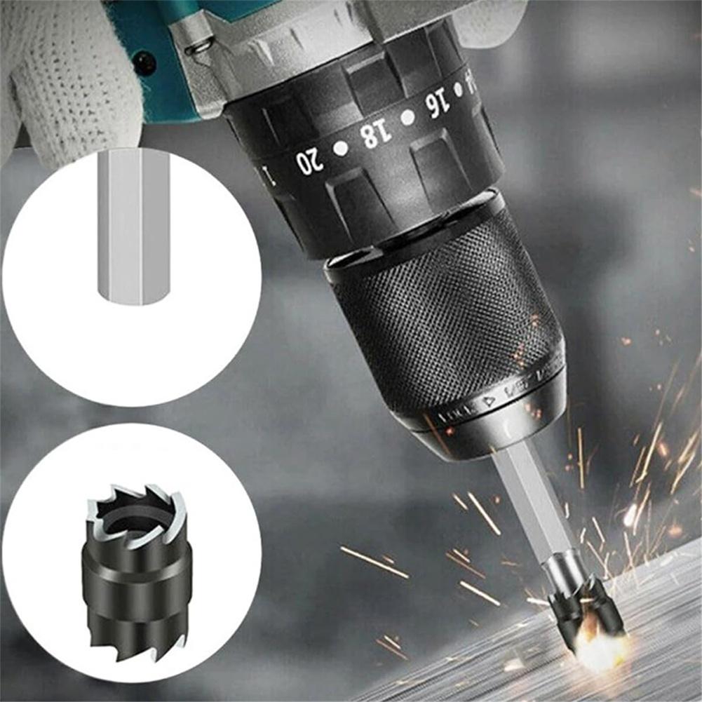 Spot Welder Spot Weld Drill Spot Weld Cutter High-speed Steel Double-sided Blade Design Quick Cutting For Thin Metal