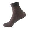 Men's Summer Ice Silk Thin Breathable Deodorant Mid-Tube Black Business Socks