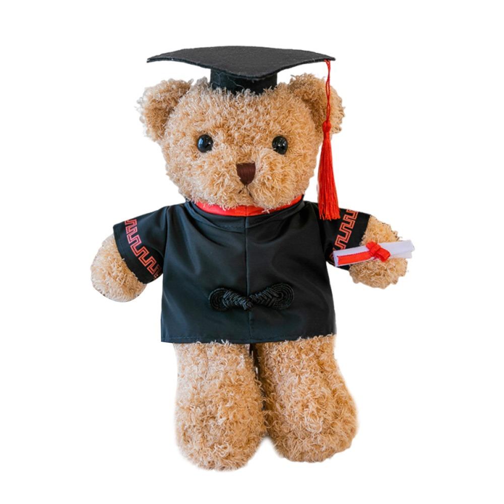 30cm Cute Stuffed Animal Doll Soft Graduation Gift Creative Doctor Bear Plush Toy Graduation