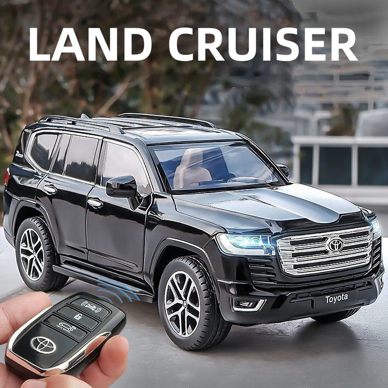 1:24 Toyota LAND CRUISER PRADO Управление ключом Сплав Модель автомобиля Звук и свет Оттянуть Назад Детская игрушка Коллекционные предметы Подарок на день рождения