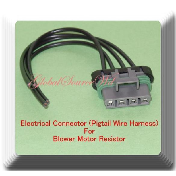 Electrical Connector for Blower Motor resistor Rear Fits Chevrolet GMC