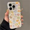 Летний Дофаминовый Мультяшный Фруктовый Чехол Для Телефона iPhone 16 15 14 13 12 11 Pro Max 16E X XR XS Max 7 8 Plus SE2 Ударопрочный Мягкий Чехол