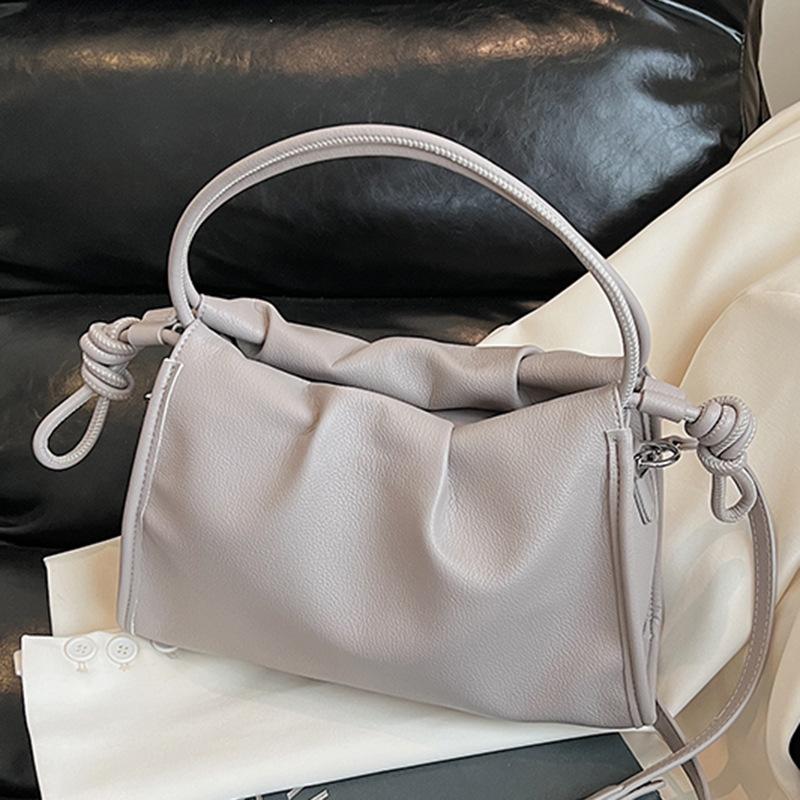 Summer New Niche Fashion Retro Pleated Cloud Bag Shoulder Bag Fashion Crossbody Bag Handbag Bag for Women